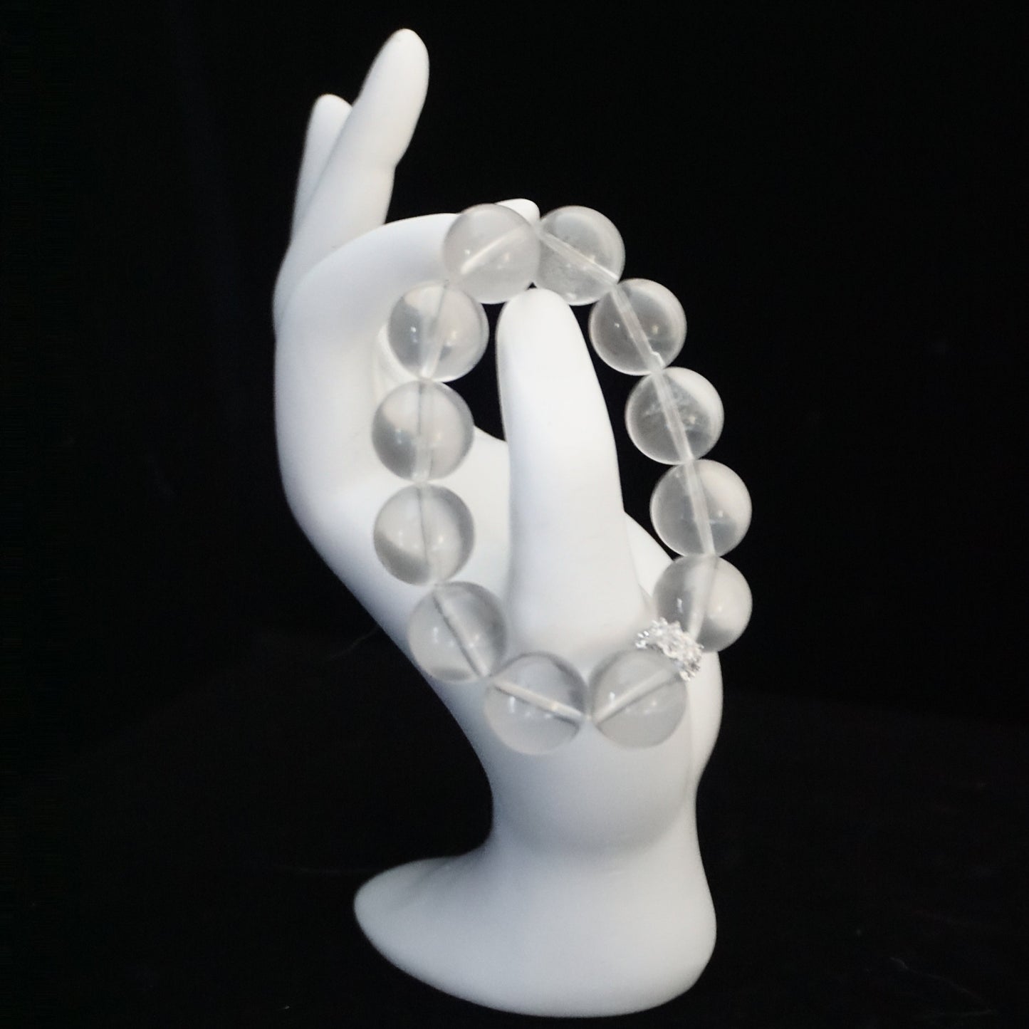 Milky Quartz Bead Bracelet