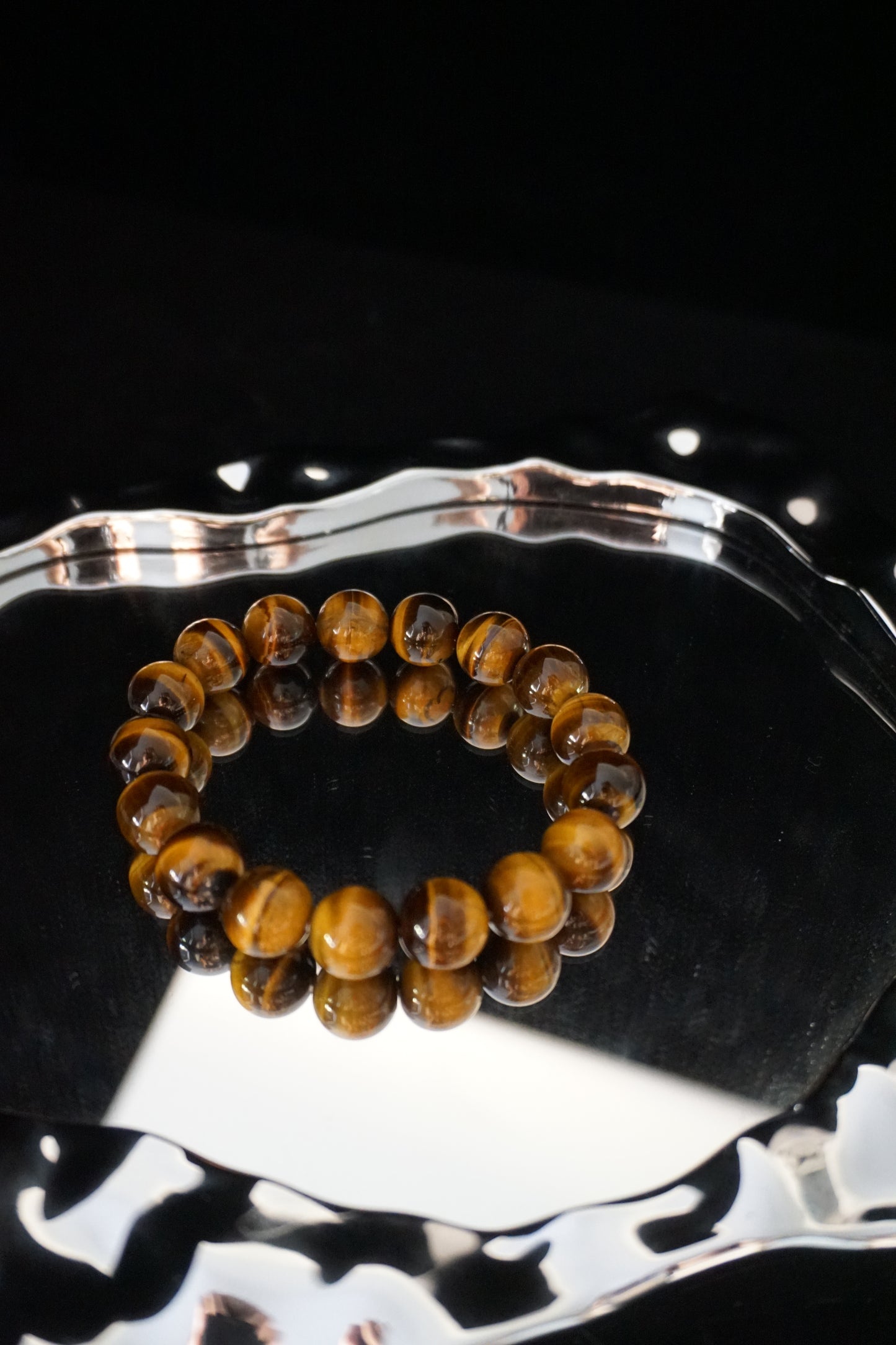 Yellow Tiger’s Eye Beaded Bracelet