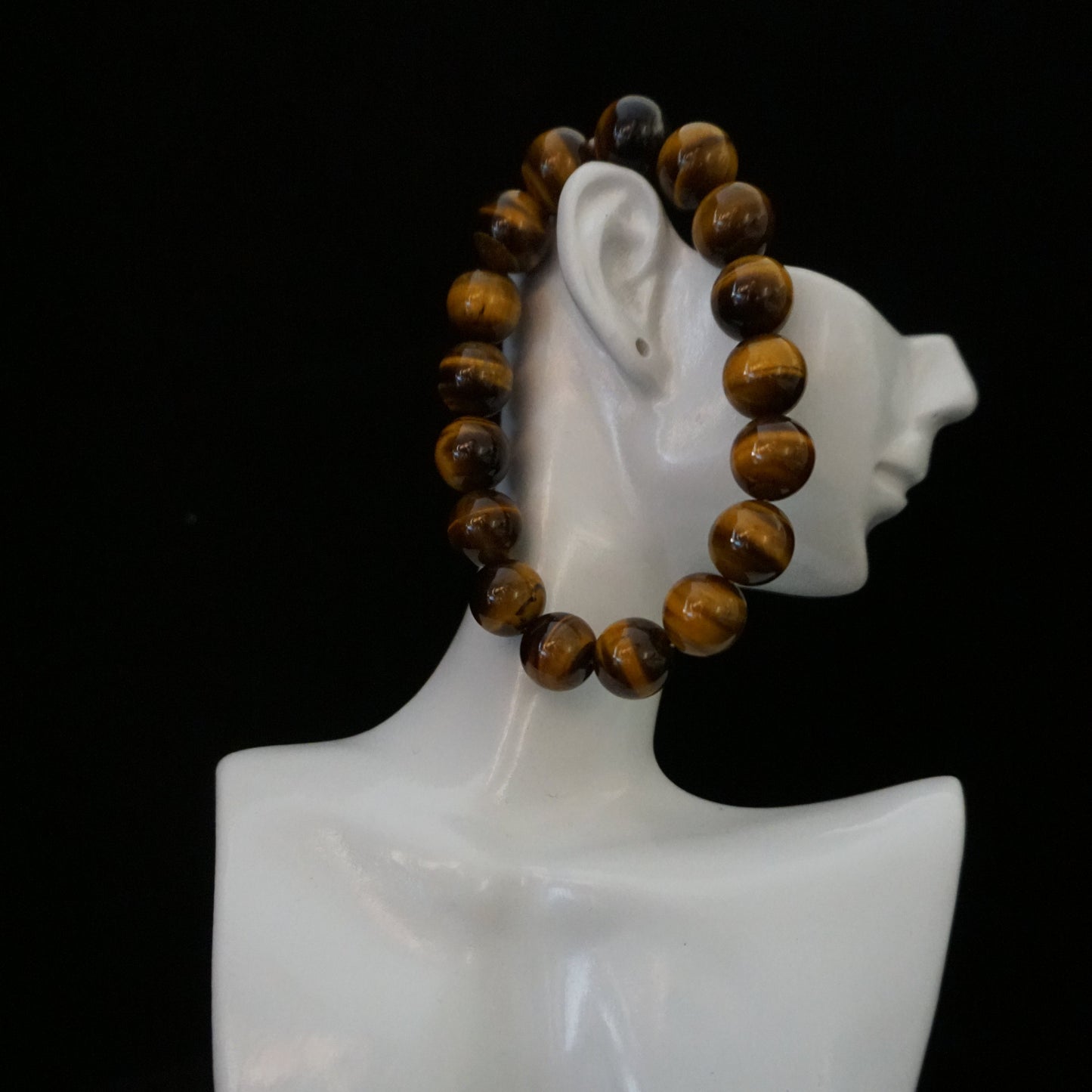 Yellow Tiger’s Eye Beaded Bracelet