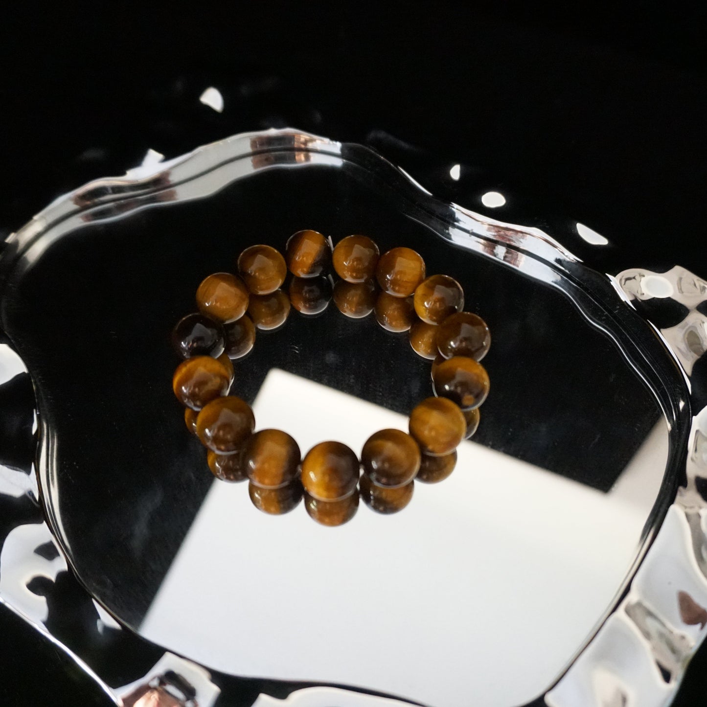 Yellow Tiger’s Eye Beaded Bracelet