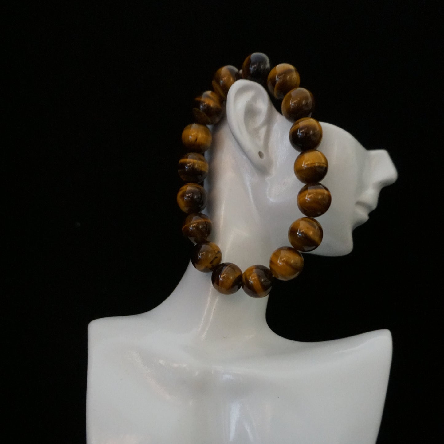 Yellow Tiger’s Eye Beaded Bracelet