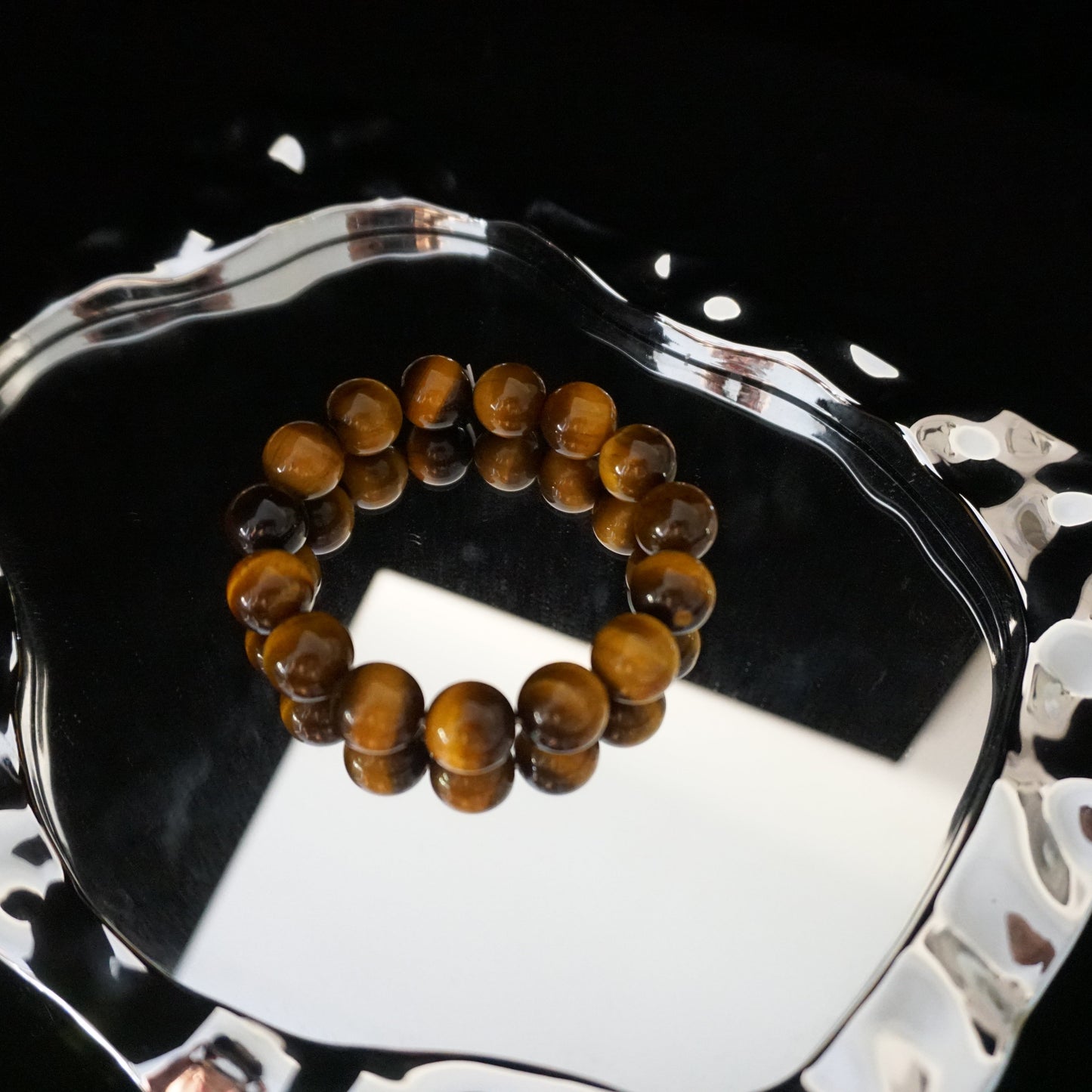 Yellow Tiger’s Eye Beaded Bracelet