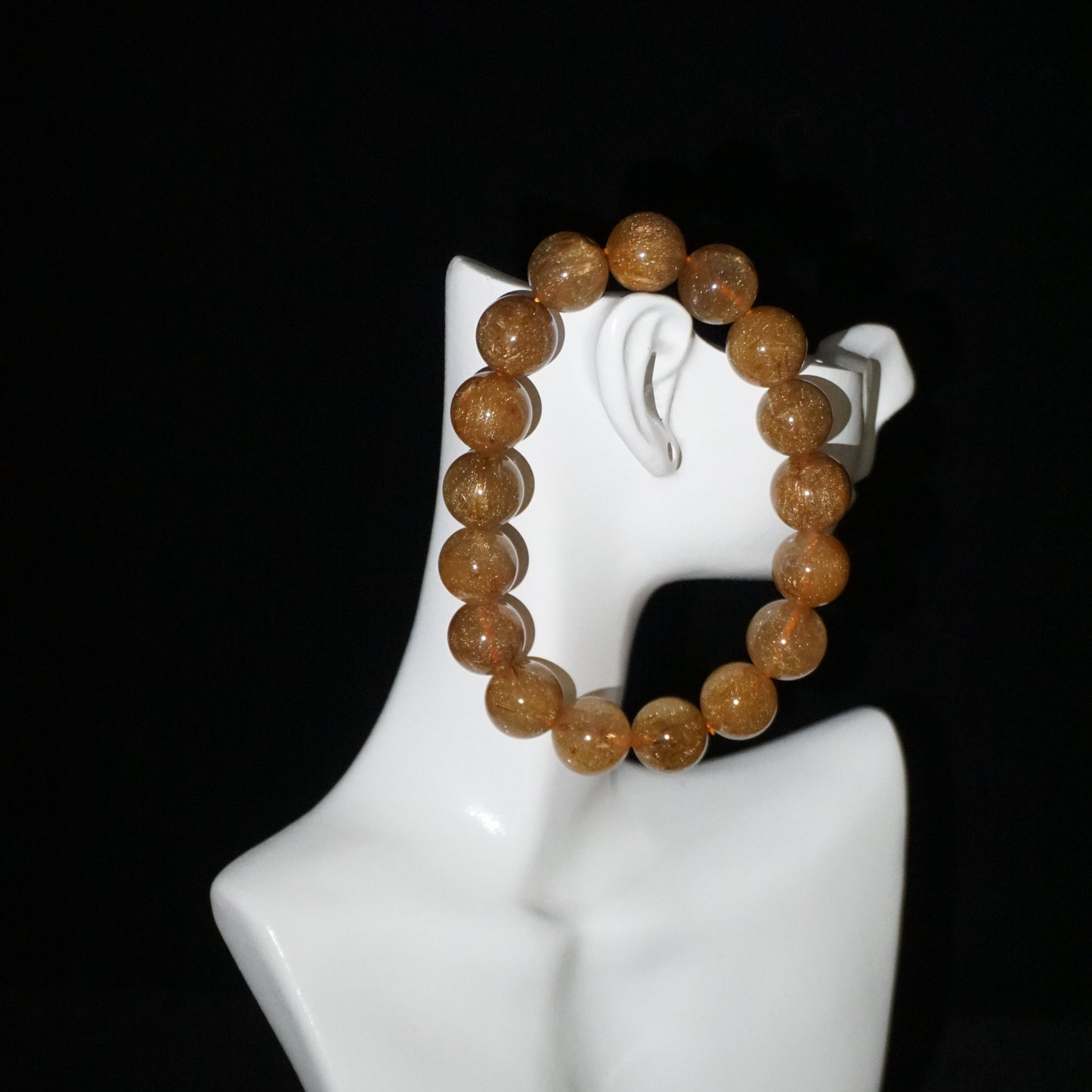 Yellow Azeztulite Beaded Bracelet