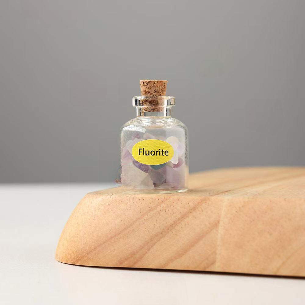 Mystic Drift Bottle Crystal Decor