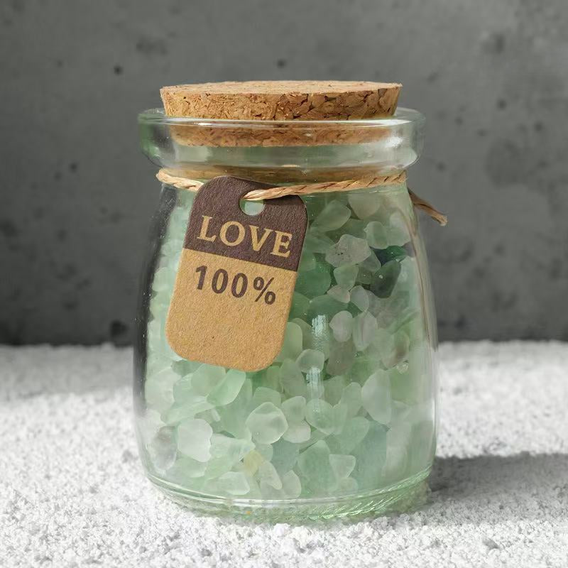 Mystic Drift Bottle Crystal Decor