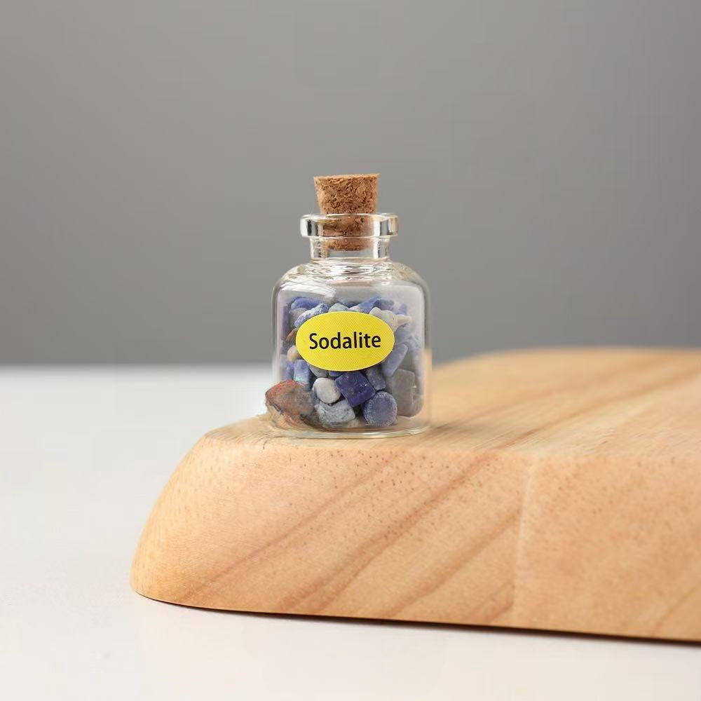 Mystic Drift Bottle Crystal Decor