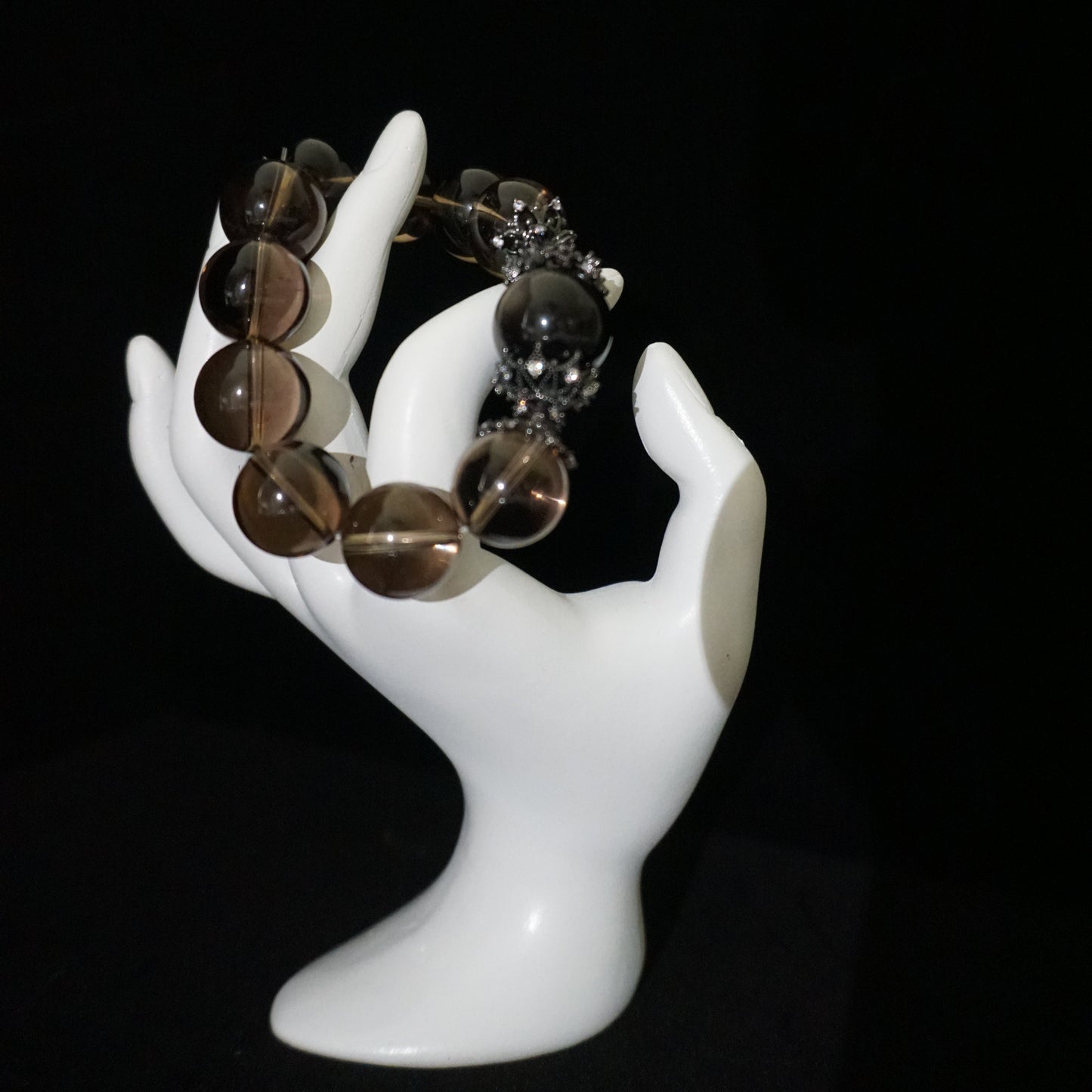 Tea Quartz & Hematite Bracelet