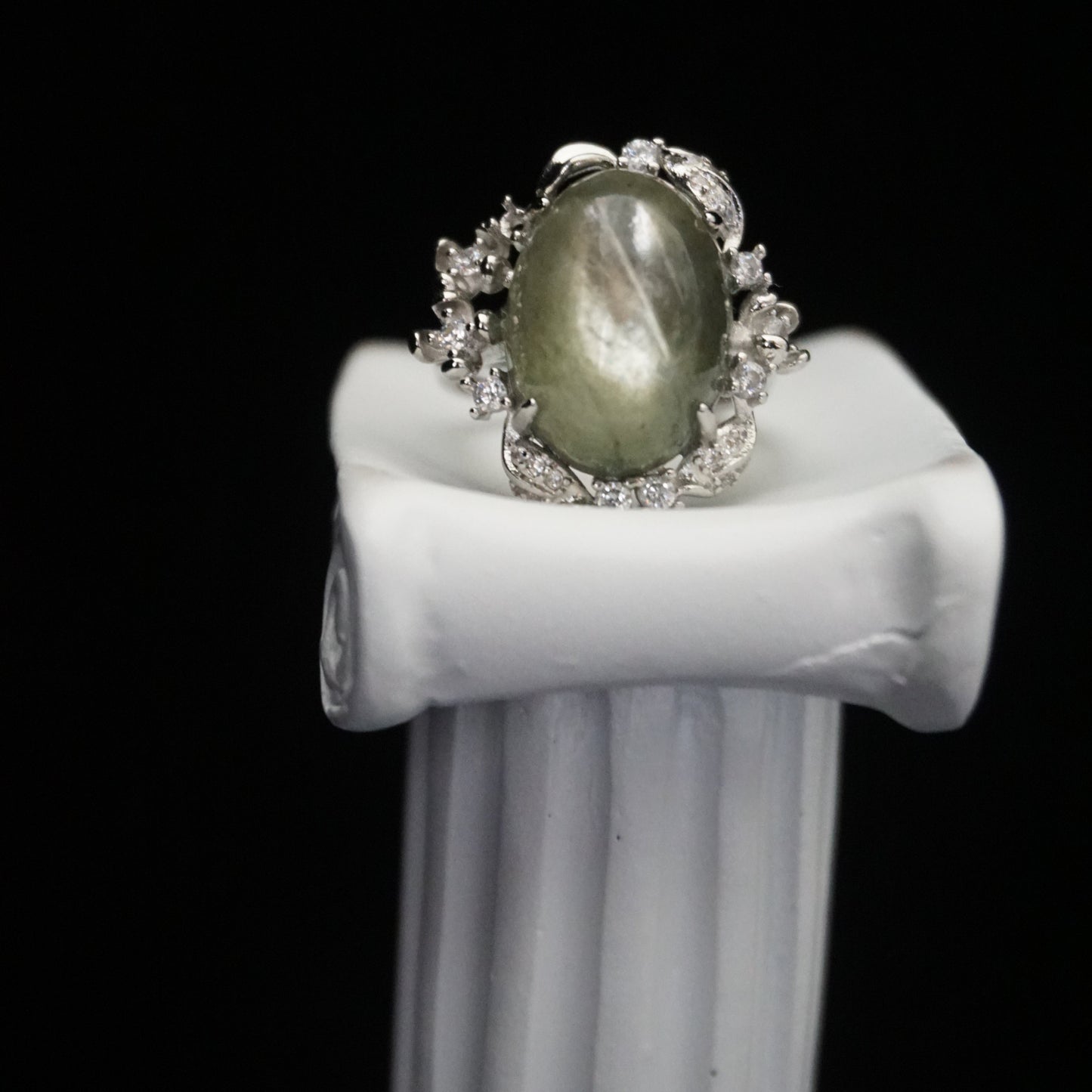 Lepidolite Open Ring