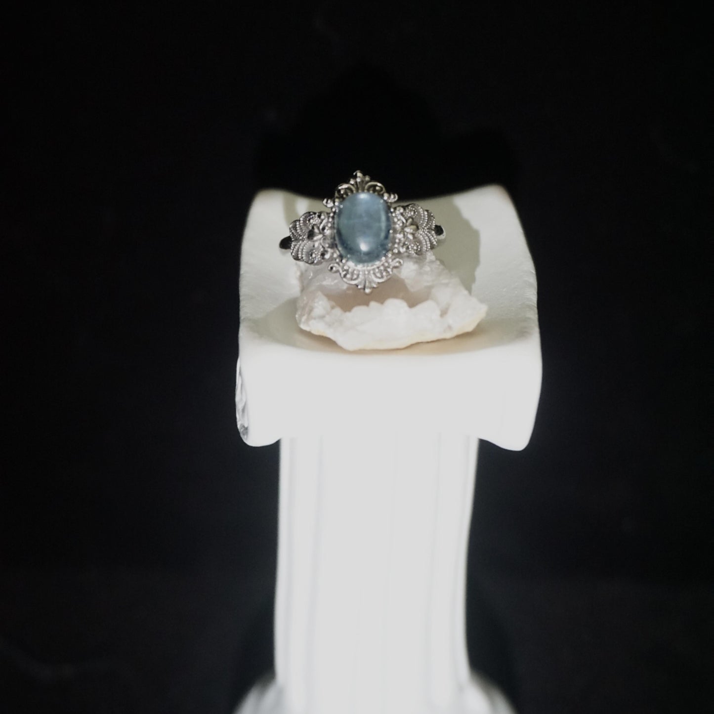 Aquamarine Open Ring