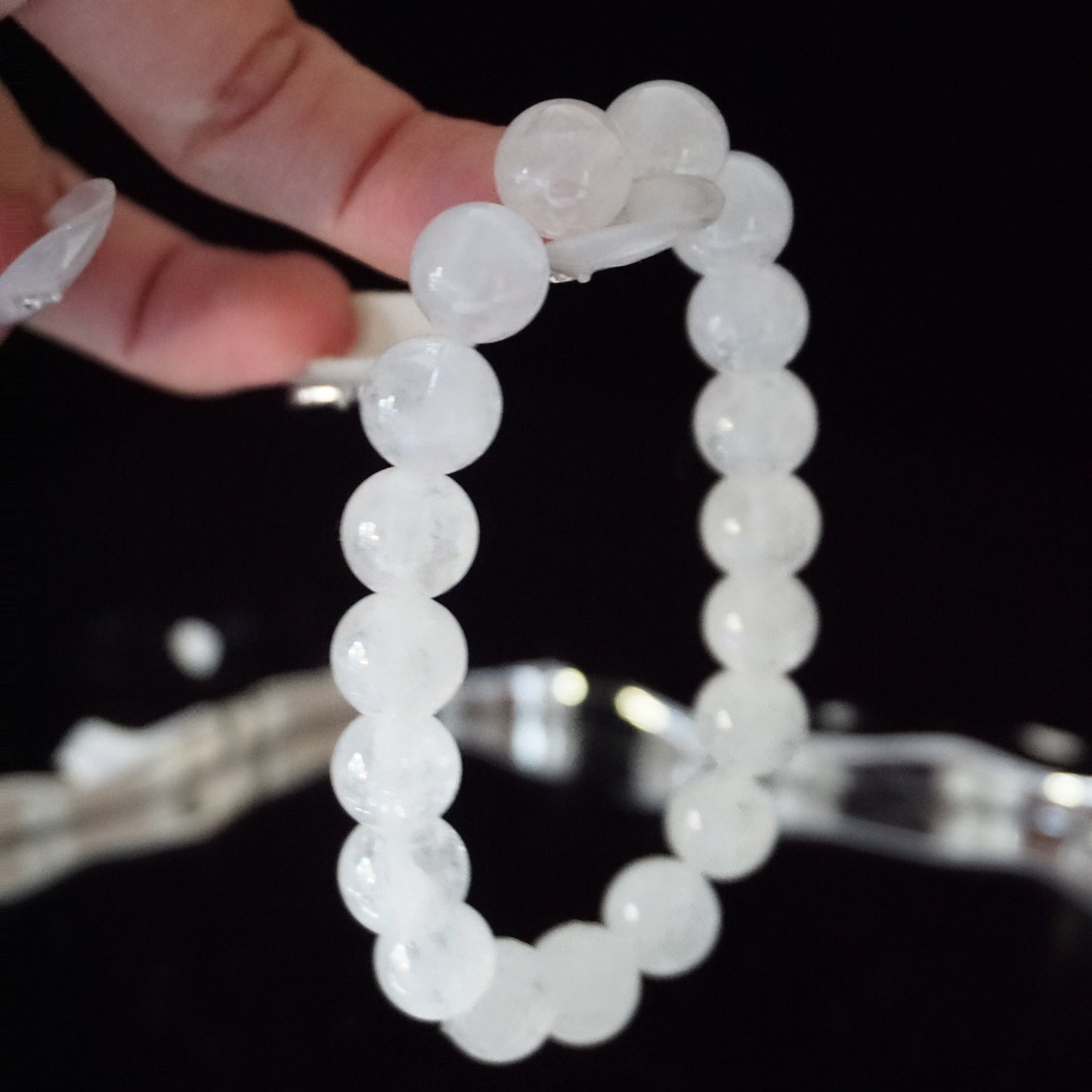 White Phantom Quartz Bracelet