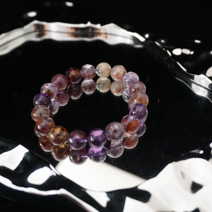 Purple Phantom Quartz Bracelet