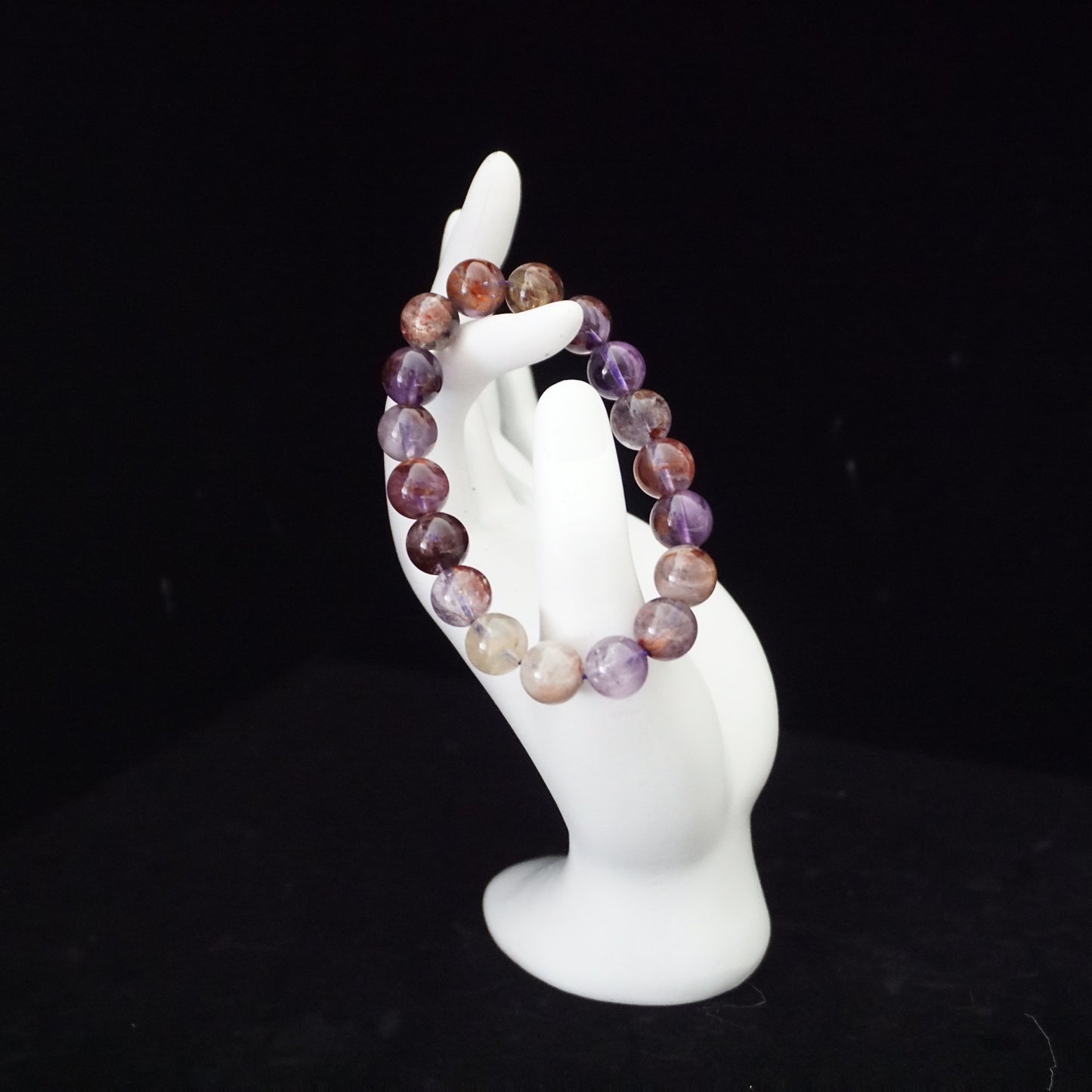 Purple Phantom Quartz Bracelet