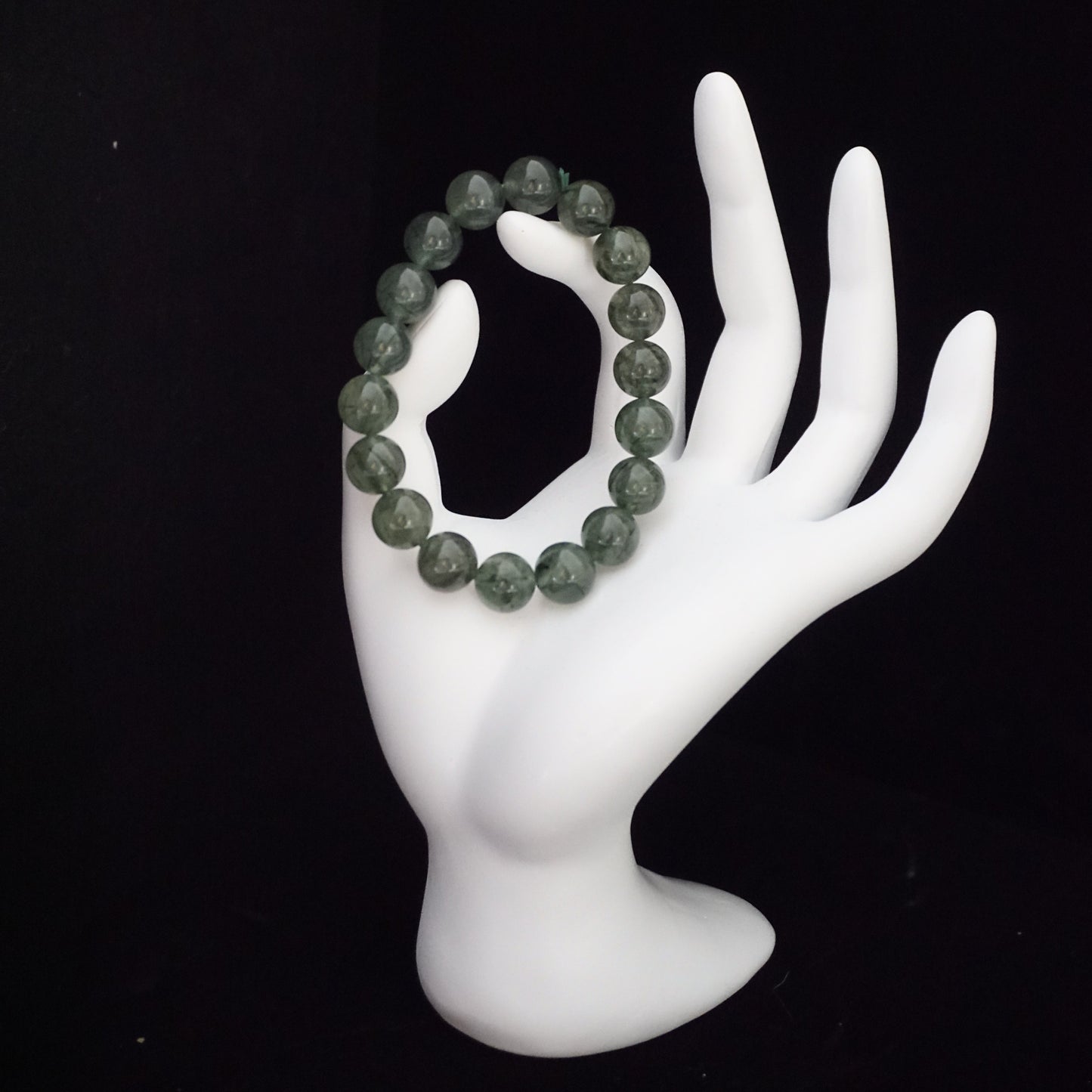 Green Rutilated Quartz Bracelet