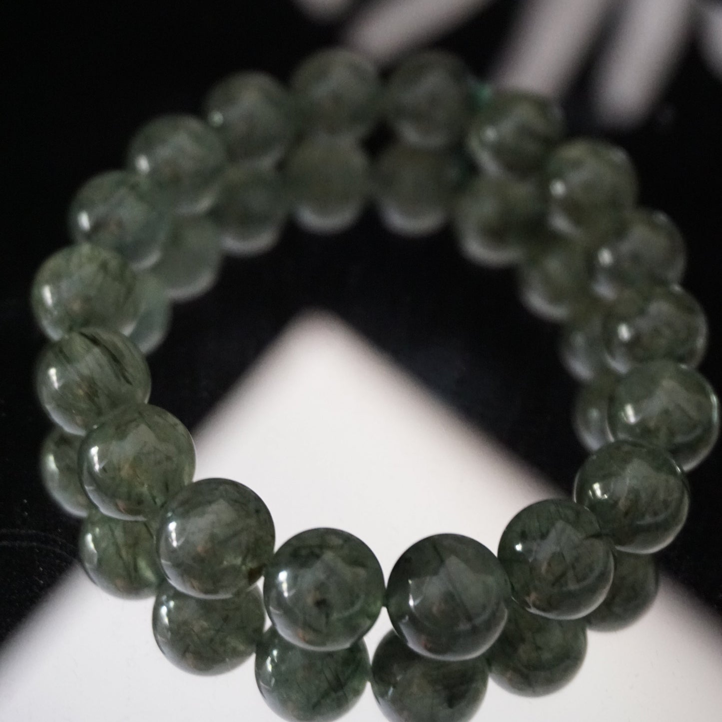 Green Rutilated Quartz Bracelet