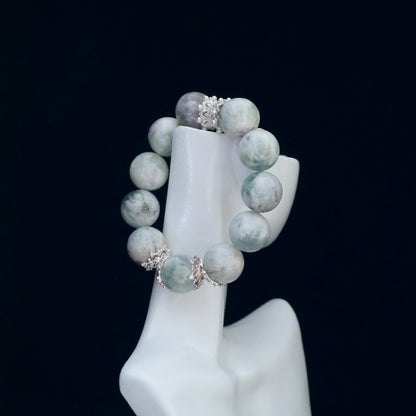 Green Feather Fluorite Designer Bracelet