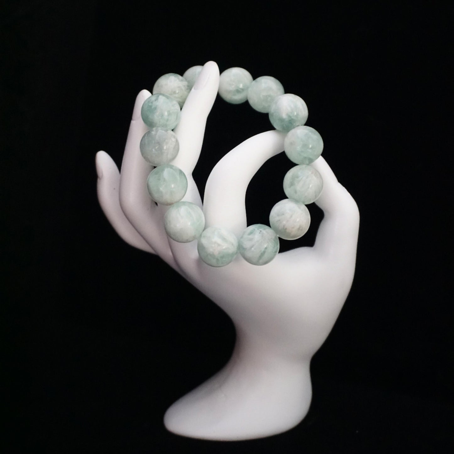 Green Feather Fluorite Bracelet