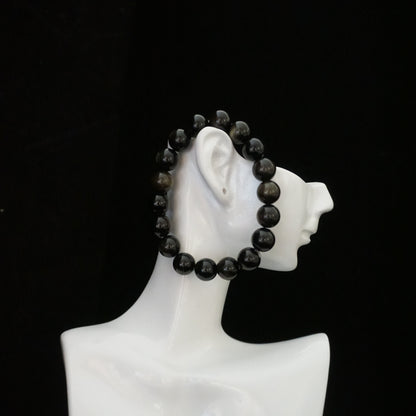 Golden Obsidian Beaded Bracelet