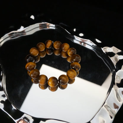 Yellow Tiger’s Eye Beaded Bracelet
