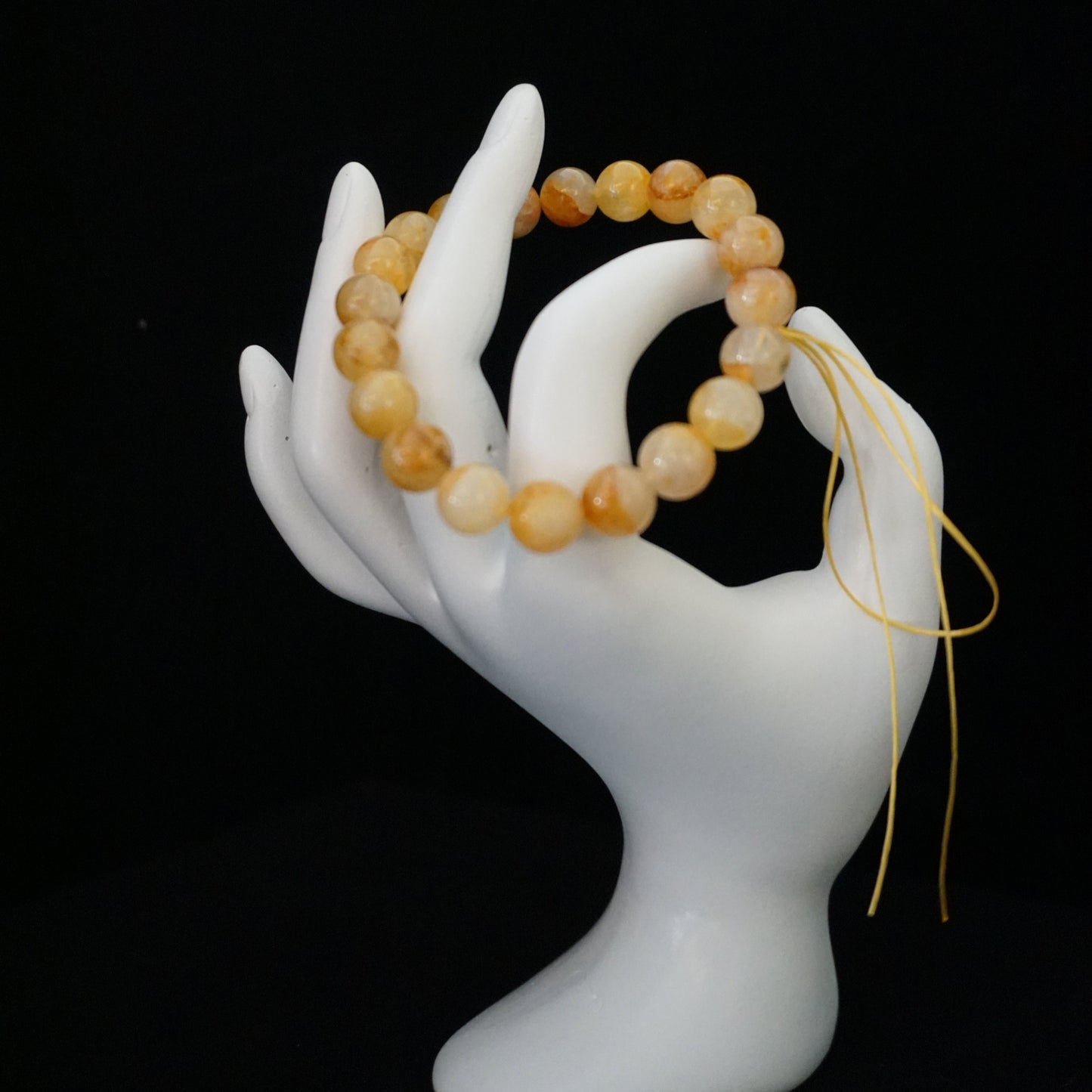 Hematoid Quartz Beaded Bracelet