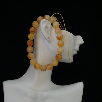 Hematoid Quartz Beaded Bracelet