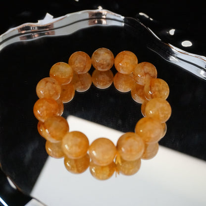 Hematoid Quartz Beaded Bracelet