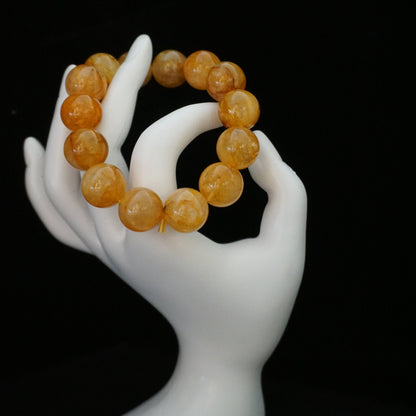 Hematoid Quartz Beaded Bracelet