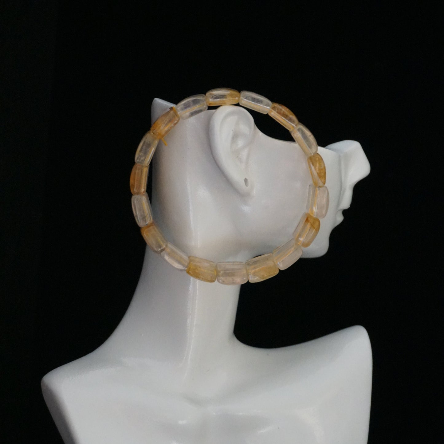 Citrine Pyramid Bracelet
