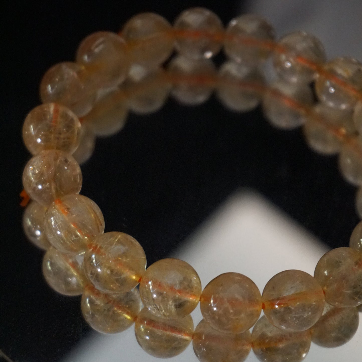 Golden Rutilated Quartz Bracelet