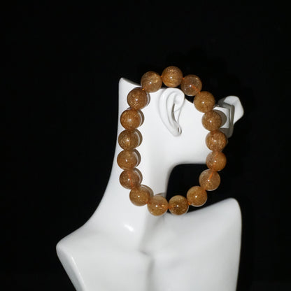 Yellow Azeztulite Beaded Bracelet
