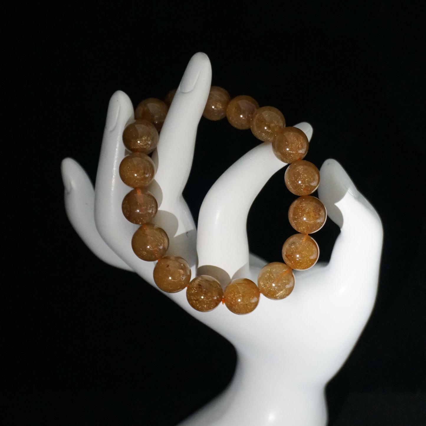 Yellow Azeztulite Beaded Bracelet