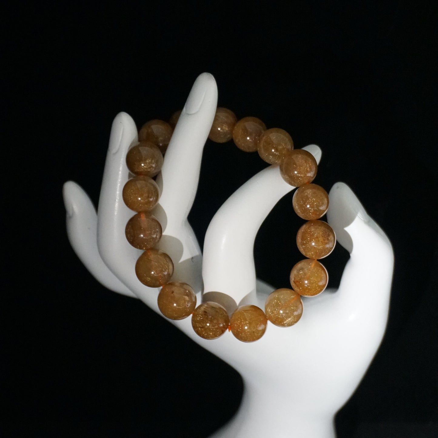 Yellow Azeztulite Beaded Bracelet