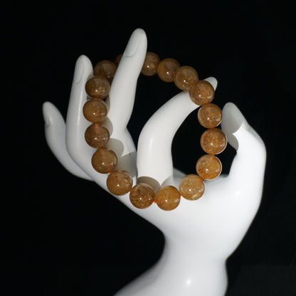 Smoky Rutilated Quartz Bracelet