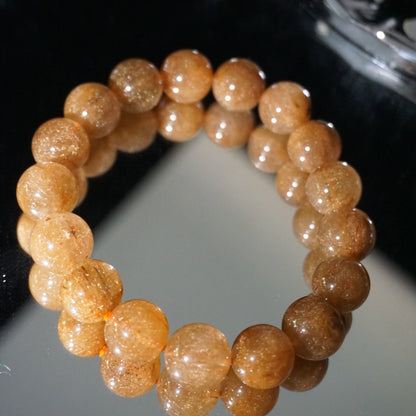 Yellow Azeztulite Beaded Bracelet