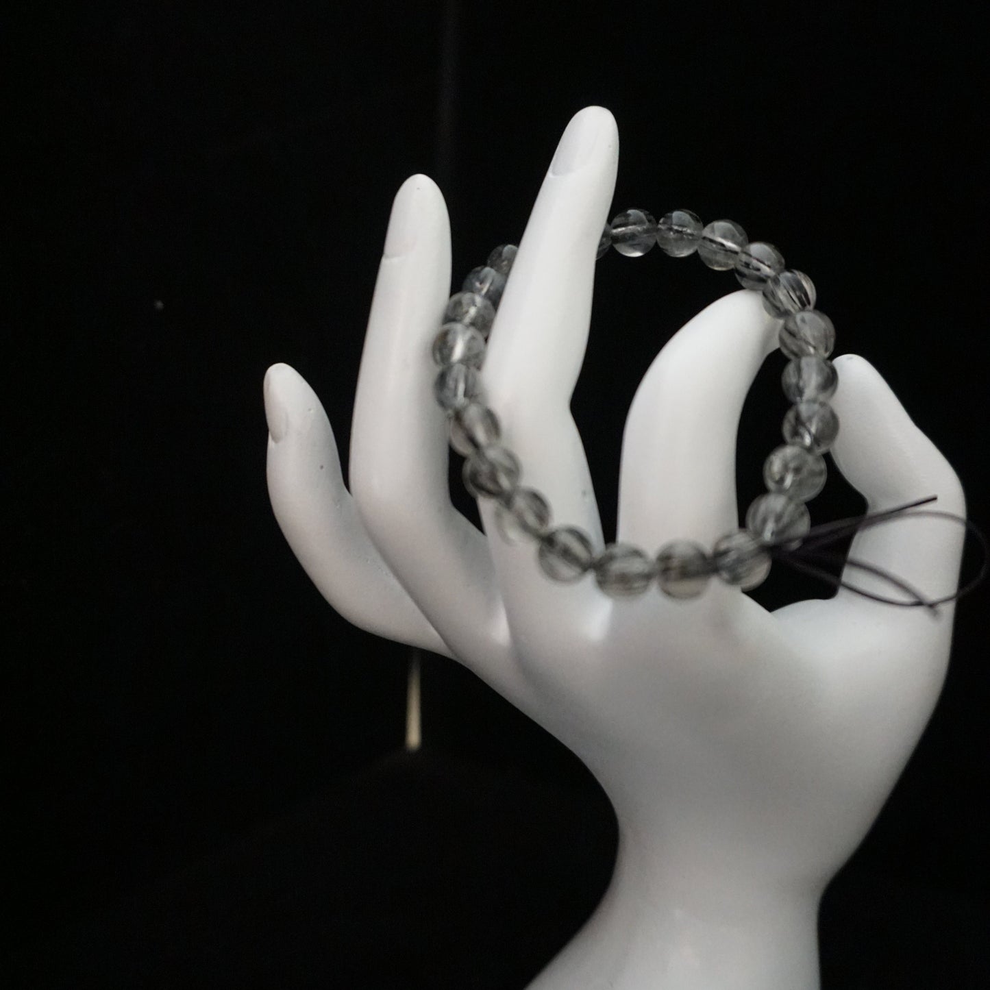 Black Rutilated Quartz Bracelet