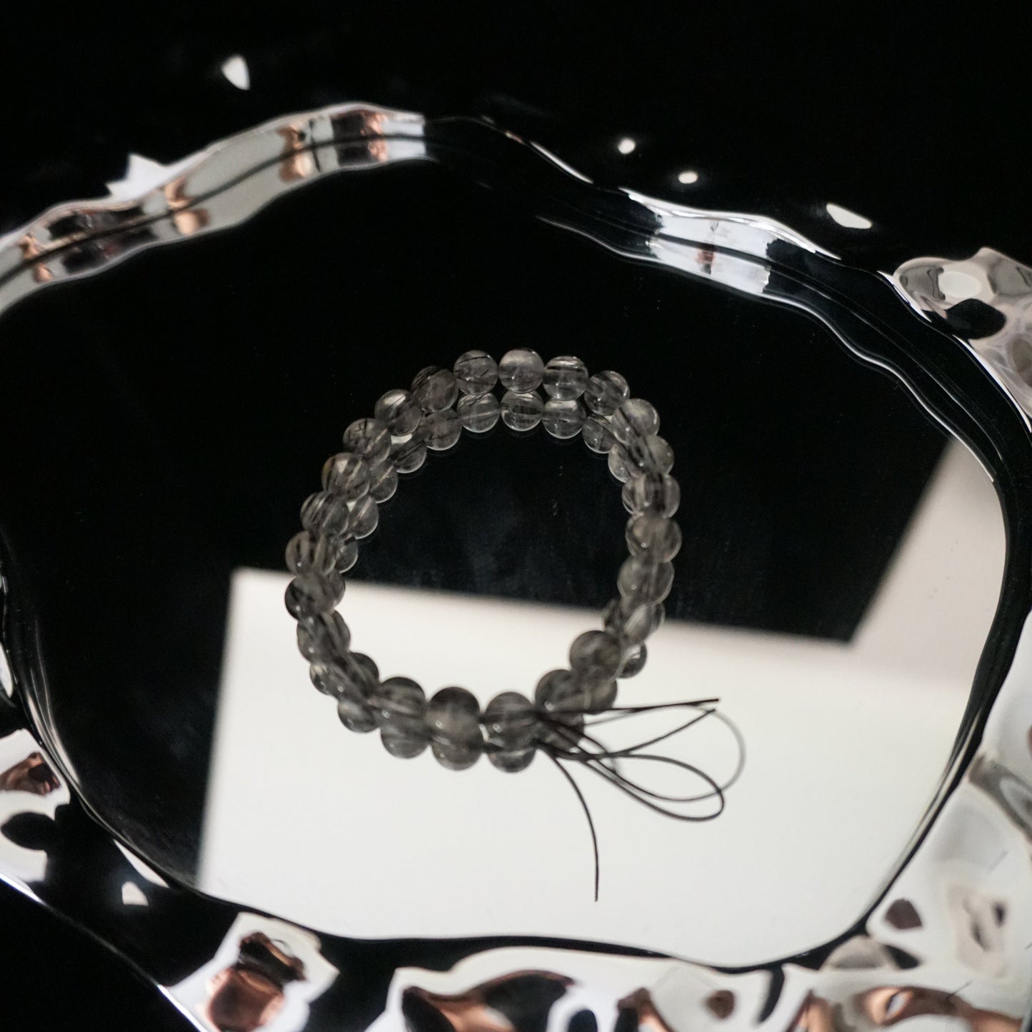 Black Rutilated Quartz Bracelet