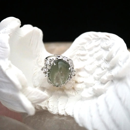 Lepidolite Open Ring